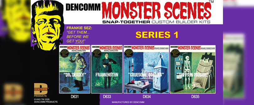 デンコム プラモデル 1/13スケール モンスターシーン